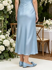 abordables Dama de honor-Mujer Zapatos de boda Bailarinas Fiesta Pajarita Tacón Bajo Dedo Puntiagudo Elegante Satén Negro Blanco Marfil