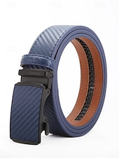 Недорогие Свадьба ACC-Мужской ремень из искусственной кожи с рисунком под карбон, регулируемый, в нескольких цветовых вариантах, идеально подходит для свадеб и в качестве подарка.