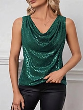 Χαμηλού Κόστους Επίσημες Μπλούζες-Γυναικεία Καλοκαιρινές κορυφές Μπλούζα Ντυτές μπλούζες Σουρωτά Πούλιες Κουρελού Σκέτο Κομψό Βίντατζ Καθημερινά Αμάνικο Με σούρα στο λαιμό Κανονικά μπλουζάκια Καθημερινά Δουλειά Αργίες