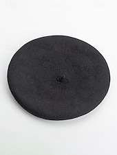 cheap Women's Hats-Women's Polyester Faux Wool Beret – Pearl Decoration, Multiple Colors, Elegant and Stylish for Fall and Winter Fashion