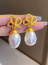 voordelige Accessoires-Dames Mardi Gras Multi-Stijl Gouden Legering  Kristallen Hangers – Luxe Retro Accessoire voor Carnaval en Themapartijen