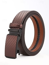 Недорогие Свадьба ACC-Мужской ремень из искусственной кожи с рисунком под карбон, регулируемый, в нескольких цветовых вариантах, идеально подходит для свадеб и в качестве подарка.