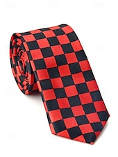 お買い得  アクセサリー-男性用ポリエステルタイ、複数のパターン、スタイリッシュなデザイン、カーニバルや仮面舞踏会用