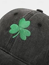 abordables Accesorios-Sombrero de visera de poliéster para hombre con peluca sintética colorida, disponible en varios colores, perfecto para el Día de San Patricio, carnaval y ocasiones festivas.