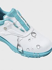رخيصةأون أحذية جولف نسائية-Women's Golf Shoes - White &amp; Pink Stylish Athletic Sneakers with Non-Slip Sole, Cute Preppy Style for Female Golfers, Perfect for Golf Courses, Casual Outdoor Activities &amp; Daily Wear