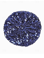 abordables Accesorios-Beret de lentejuelas de Mardi Gras para mujeres en múltiples colores material de poliéster perfecto para carnaval y bailes de máscaras