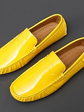 baratos Sapatos masculinos-Mocassins masculinos verdes, sapatos de condução leves e fáceis de calçar, mocassins casuais da moda para uso diário, festas e looks para o Dia de São Patrício.