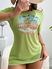 Недорогие Комплект бикини из 3 предметов-Женский купальник бикини из 3-х предметов пальмовые трусы облегающий без спинки для отпуска пляжная одежда графический халтер без рукавов