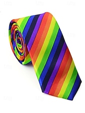 お買い得  アクセサリー-男性用ポリエステルタイ、複数のパターン、スタイリッシュなデザイン、カーニバルや仮面舞踏会用