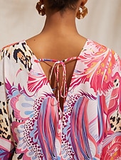 お買い得  ジャンプスーツ-バケーション ペイズリー柄 ストレッチ スプライス シフォン ワンピース水着