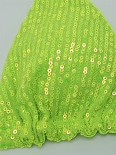 Χαμηλού Κόστους Σετ μπικίνι-Γυναικείο Μαγιό Μπίκινι 2 Τεμαχίων Με Διακοσμητικά Μπράτσα Λεπτό Ανοιχτή Πλάτη Διακοπές Παραλία Μονόχρωμο Χαλαρό Λαιμό Αμάνικο Μαγιό