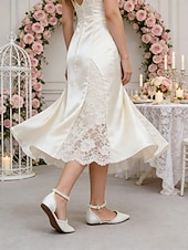 Недорогие подружка невесты-женские белые туфли на плоской подошве с острым носком, украшенные жемчугом, с ремешком на щиколотке — идеально подходят для свадеб и официальных мероприятий