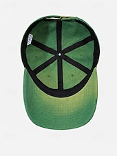 tanie Dzień Świętego Patryka-czapka baseballowa z bawełny z gradientem, unisex, ze zniszczonym wzorem, dostępna w wielu kolorach, idealna na dzień św. Patryka i do noszenia na co dzień