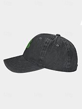 abordables Accesorios-Sombrero de visera de poliéster para hombre con peluca sintética colorida, disponible en varios colores, perfecto para el Día de San Patricio, carnaval y ocasiones festivas.