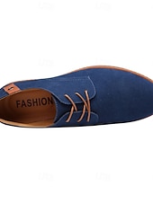 economico Scarpe da uomo-scarpe oxford in pelle scamosciata verde da uomo, scarpe casual morbide e leggere per comfort e stile, perfette per l'uso quotidiano, casual da lavoro, feste e outfit per il giorno di San Patrizio