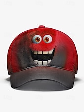 baratos Chapéus Masculinos-Boné de beisebol masculino com estampa divertida de monstrinhos, disponível em várias cores, perfeito para uso casual e no dia a dia.