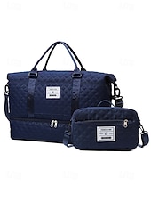 Χαμηλού Κόστους Ταξιδιωτικές Τσάντες-Σετ γυναικείων τσαντών duffel από πολυεστέρα, πολλά χρώματα, κομψό σχέδιο, ιδανικό για ταξίδια το Σαββατοκύριακο και γυμναστήριο