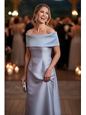 economico Abiti da sera a tubino-Linea ad A Tubino Colonna Lunghezza al pavimento Abito Formale Abito da sera Abito a mantella Abito da Sera Da principessa Abito formale Elegante Monocolore Senza Maniche Senza Spalle Matrimonio