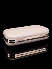 お買い得  結婚 ACC-女性用 クロスボディバッグ クラッチバッグ ウォレット イブニングバッグ 小銭入れ レザー 日常 パーティー 純色 黒い銀 ゴールド / ホワイト アーモンド