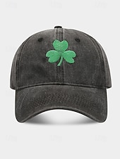 abordables Accesorios-Sombrero de visera de poliéster para hombre con peluca sintética colorida, disponible en varios colores, perfecto para el Día de San Patricio, carnaval y ocasiones festivas.