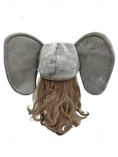 cheap Accessories-Unisex Polyester Elephant Mardi Gras Hat, Fun and Soft, Perfect for Carnival &amp; Masquerade Balls, Cute Animal-Themed Accessory