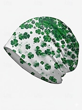 economico Accessori-berretto da donna per il giorno di San Patrizio, misto cotone e poliestere, vari modelli con trifogli e grafiche festive, perfetto per le feste e per l'uso quotidiano
