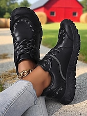 preiswerte Damen-Sneaker-Lässige Damen-Sneaker zum Schnüren – bequeme Schuhe mit strukturierten Ziernähten, ideal für Spaziergänge im Freien, tägliche Besorgungen, Brunch-Verabredungen und Ausflüge aufs Land.