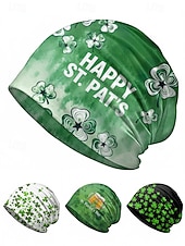economico Accessori-berretto da donna per il giorno di San Patrizio, misto cotone e poliestere, vari modelli con trifogli e grafiche festive, perfetto per le feste e per l'uso quotidiano