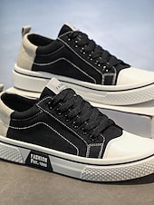 economico Scarpe da uomo-scarpe da ginnastica da uomo, scarpe casual leggere con lacci e suola in gomma, stile da passeggio quotidiano resistente per uomo, perfette per streetwear, viaggi e outfit per il giorno di San