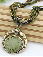 halpa Kaulakorut ja riipukset-Riipus-kaulakorut Kaulakoru For Naisten Päivittäin Katu Metalliseos Retro