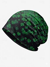 economico Accessori-berretto da donna per il giorno di San Patrizio, misto cotone e poliestere, vari modelli con trifogli e grafiche festive, perfetto per le feste e per l'uso quotidiano