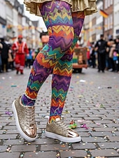 お買い得  女性の靴-ウィメンズ・マルディグラ・ゴールドグリッターのスパークリースニーカー、メタリックトーキャップ付き – カーニバル、ニューイヤーズイブ  カジュアルグラム用のブリングレースアップフラットシューズ