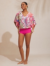 お買い得  ジャンプスーツ-バケーション ペイズリー柄 ストレッチ スプライス シフォン ワンピース水着