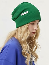 abordables Día de San Patricio-Gorro informal para mujer, material de poliéster, disponible en varios colores, perfecto para el Día de San Patricio y uso diario.