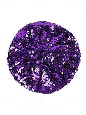 abordables Accesorios-Beret de lentejuelas de Mardi Gras para mujeres en múltiples colores material de poliéster perfecto para carnaval y bailes de máscaras