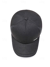 olcso Férfi kalapok-Férfi poliészter téli sapka összecsukható fülvédőkkel, több színben kapható – ideális hideg időjáráshoz és szabadtéri tevékenységekhez