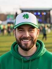 olcso kiegészítők-Női Szent Patrik-napi lóhere bross kitűzőkészlet, ötvözet anyagból, 4 darabos lóhere kitűzőkészlet, elegáns és ünnepi ír stílus kalapokhoz, dzsekikhez, táskákhoz, felvonulásokhoz, partikhoz és ünnepi ünnepségekhez