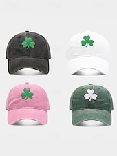 abordables Accesorios-Sombrero de visera de poliéster para hombre con peluca sintética colorida, disponible en varios colores, perfecto para el Día de San Patricio, carnaval y ocasiones festivas.