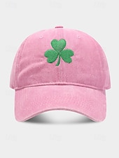 abordables Accesorios-Sombrero de visera de poliéster para hombre con peluca sintética colorida, disponible en varios colores, perfecto para el Día de San Patricio, carnaval y ocasiones festivas.