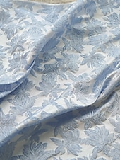 abordables Vestidos de Noche en A-Corte A Hasta el Suelo Vestidos de noche Corte Cenicienta Vestimenta formal Elegante Floral Sin Mangas Un Hombro Boda Formal Bolsillo Jacquard con Estampado flor Volantes