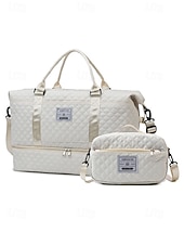 Χαμηλού Κόστους Ταξιδιωτικές Τσάντες-Σετ γυναικείων τσαντών duffel από πολυεστέρα, πολλά χρώματα, κομψό σχέδιο, ιδανικό για ταξίδια το Σαββατοκύριακο και γυμναστήριο