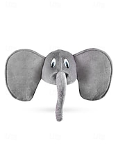 cheap Accessories-Unisex Polyester Elephant Mardi Gras Hat, Fun and Soft, Perfect for Carnival &amp; Masquerade Balls, Cute Animal-Themed Accessory