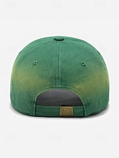 tanie Dzień Świętego Patryka-czapka baseballowa z bawełny z gradientem, unisex, ze zniszczonym wzorem, dostępna w wielu kolorach, idealna na dzień św. Patryka i do noszenia na co dzień