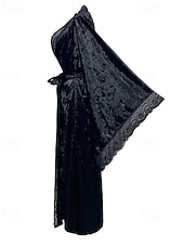 cheap Women's Onesies-Women's Robe Casual Soft Satin Pure Color Lace Patchwork Daily Home Bed Long Sleeve V Neck Black White Wine Summer Spring Loose Fit