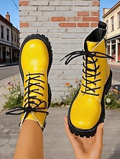 cheap Women's Shoes-Women's Green Lace-up Boots with St. Patrick's Day Vibe – Stylish Durable Boots with Sturdy Soles, Ideal for Parades, Outdoor St. Patrick's Day Celebrations and Festive Adventures