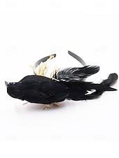 halpa Lisätarvikkeet-Naisten Mardi Gras -mustat varisliput - sulkapäiset linnut ja pesänaamiaisasuste - goottityylille karnevaaleille ja naamiaisille