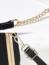 Χαμηλού Κόστους Τσάντες χιαστί-Γυναικεία τσάντα χειρός από λουστρίνι – κομψό καπιτονέ σχέδιο, έτοιμη για γάμο και μετακινήσεις, για πολλαπλές περιστάσεις με χρυσό λουράκι αλυσίδας