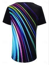 ieftine Tricou cu dungi și geometric-Pentru femei Tricou Imprimeu Grafic Dungi Epocă Stilat Clasic Manșon scurt Stil Nautic Topuri obișnuite Zilnic Negru Roz Îmbujorat Vară Primăvară