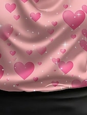  Valentijnsdag Dames Overhemd Afdrukken Gedrapeerd Hart Liefde Elegant Stijlvol Casual Lange mouw Col Normale tops Dagelijks Werk Feestdagen Blozend Roze Zomer Lente