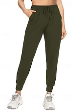 זול מכנסיים ישרים-בגדי ריקוד נשים מכנסי טרנינג מכנסיים מחודדים צ'ינו אופנתי סגנון רחוב יום יומי באורך מלא מותן בינונית אחיד שרוך כיס קומפורט נוח מיקרו-אלסטי יומי בָּחוּץ חופשה אפור כהה שחור לבן יין אביב סתיו חורף רגיל